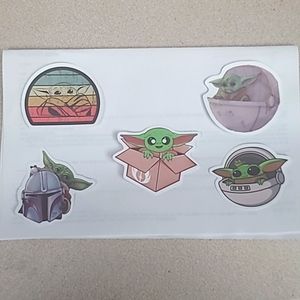 Baby Yoda Stickers Bundle
